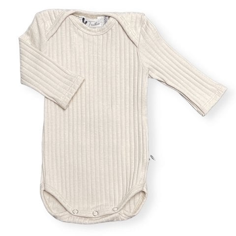 Rompertje Wide Rib Jersey Natural Beige