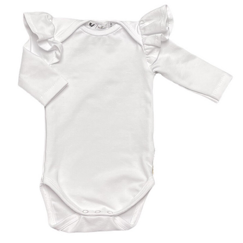 Rompertje Ruffle White